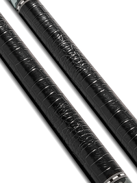 EVO CAMO POOL CUE - GHOST - LEATHER WRAP
