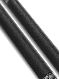 EVO FREEDOM POOL CUE - CRIMSON FLAME - BLACK LEATHER WRAP