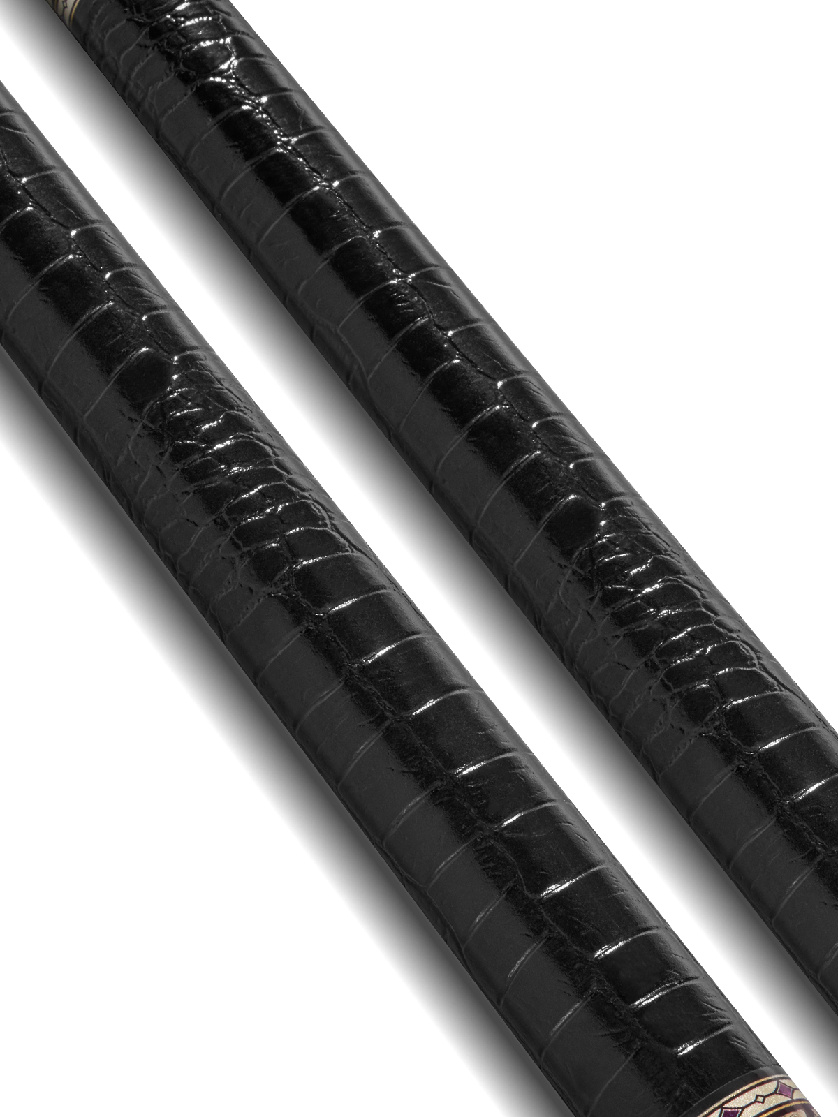 EVO BEAST POOL CUE - AMETHYST LION - LEATHER WRAP