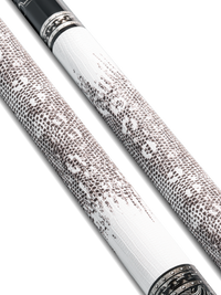 EVO REBEL POOL CUE - WHITE LEATHER WRAP