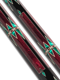 EVO MEG POOL CUE - CRIMSON JAW