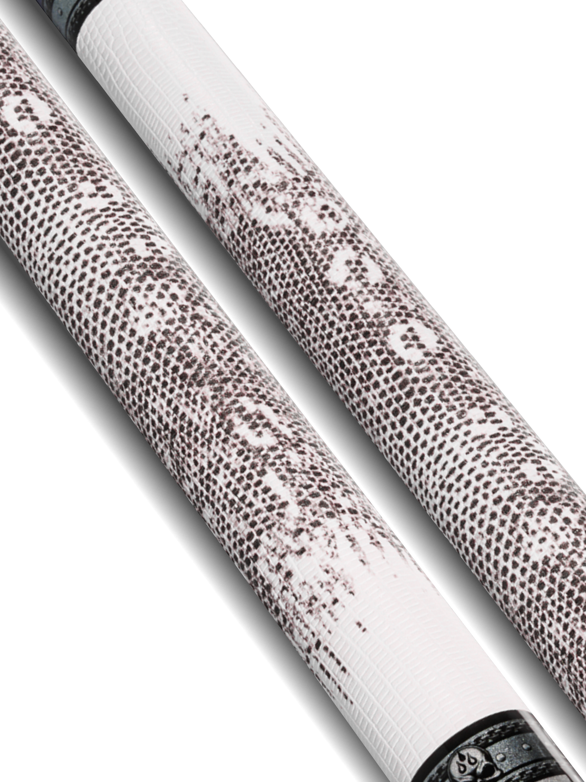 EVO FREEDOM POOL CUE - AZURE FLAME - WHITE LEATHER WRAP