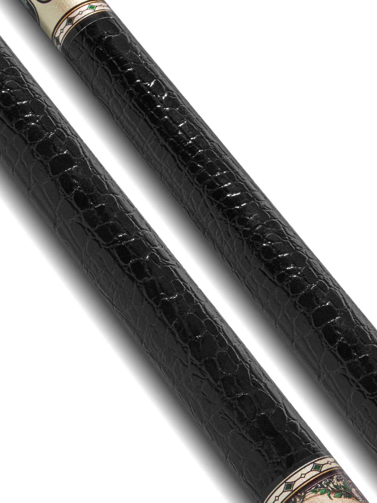 EVO BEAST POOL CUE - EMERALD COBRA - LEATHER WRAP