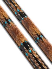 EVO CRYSTAL POOL CUE - EMBER VEIN