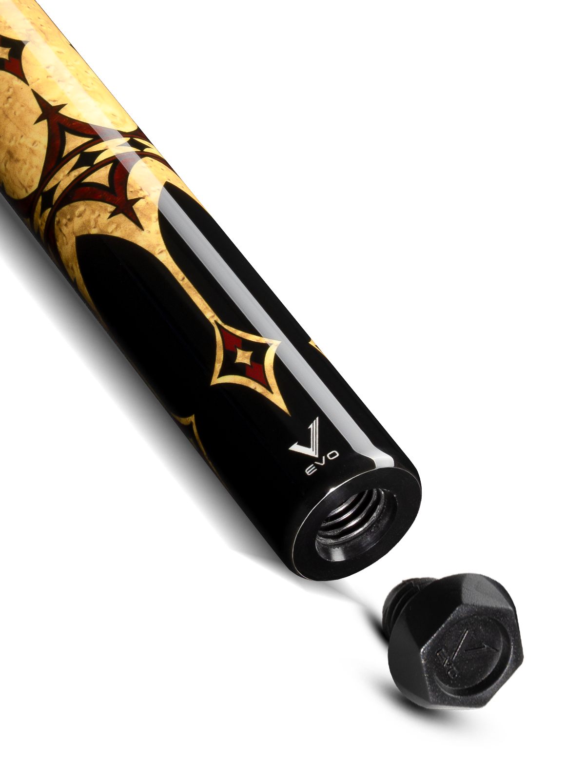 EVO CROWN CAROM CUE - ROYAL BLACK
