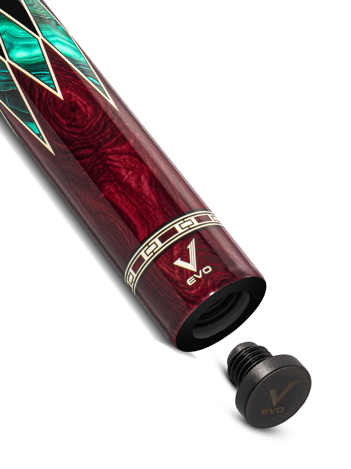 EVO MEG POOL CUE - CRIMSON JAW