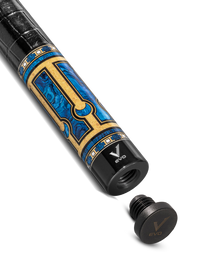 EVO LUNA POOL CUE - SAPPHIRE GATE - LEATHER WRAP