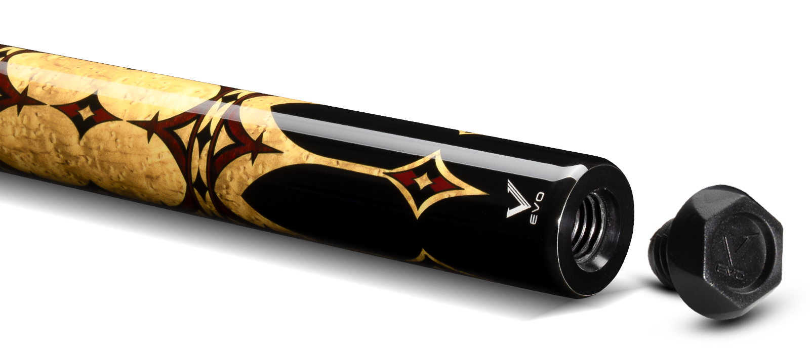 EVO CROWN CAROM CUE - ROYAL BLACK
