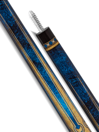EVO LUNA POOL CUE - SAPPHIRE GATE - LEATHER WRAP