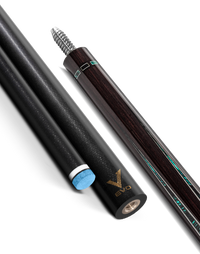 EVO LUNA POOL CUE - MALACHITE ECLIPSE - LEATHER WRAP