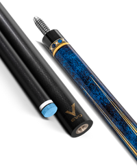 EVO LUNA POOL CUE - SAPPHIRE GATE - LEATHER WRAP
