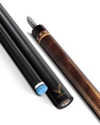 EVO LUNA POOL CUE - GOLDEN CREST - LEATHER WRAP