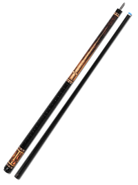 EVO LUNA POOL CUE - GOLDEN CREST - LEATHER WRAP