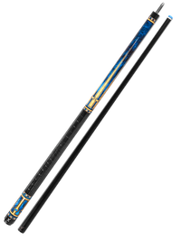 EVO LUNA POOL CUE - SAPPHIRE GATE - LEATHER WRAP