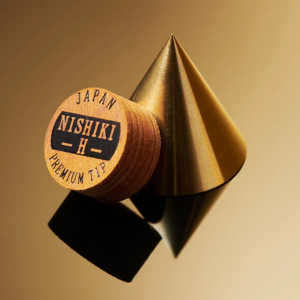 NISHIKI PREMIUM POOL CUE TIP - BROWN