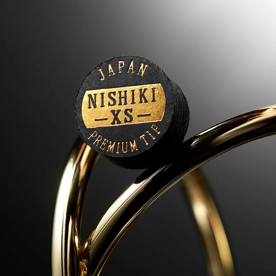 NISHIKI PREMIUM POOL CUE TIP - BLACK