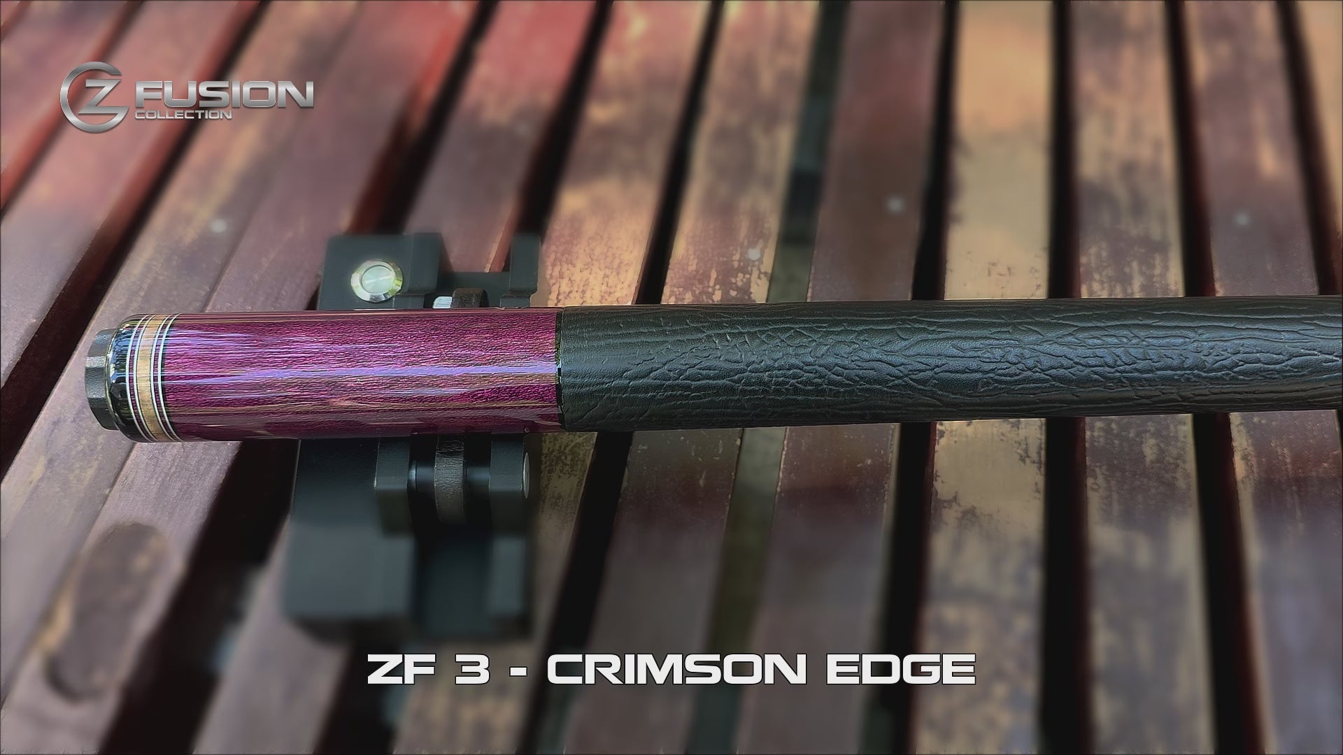 Load video: Z Fusion ZF3 – Crimson Edge (Leather wrap)