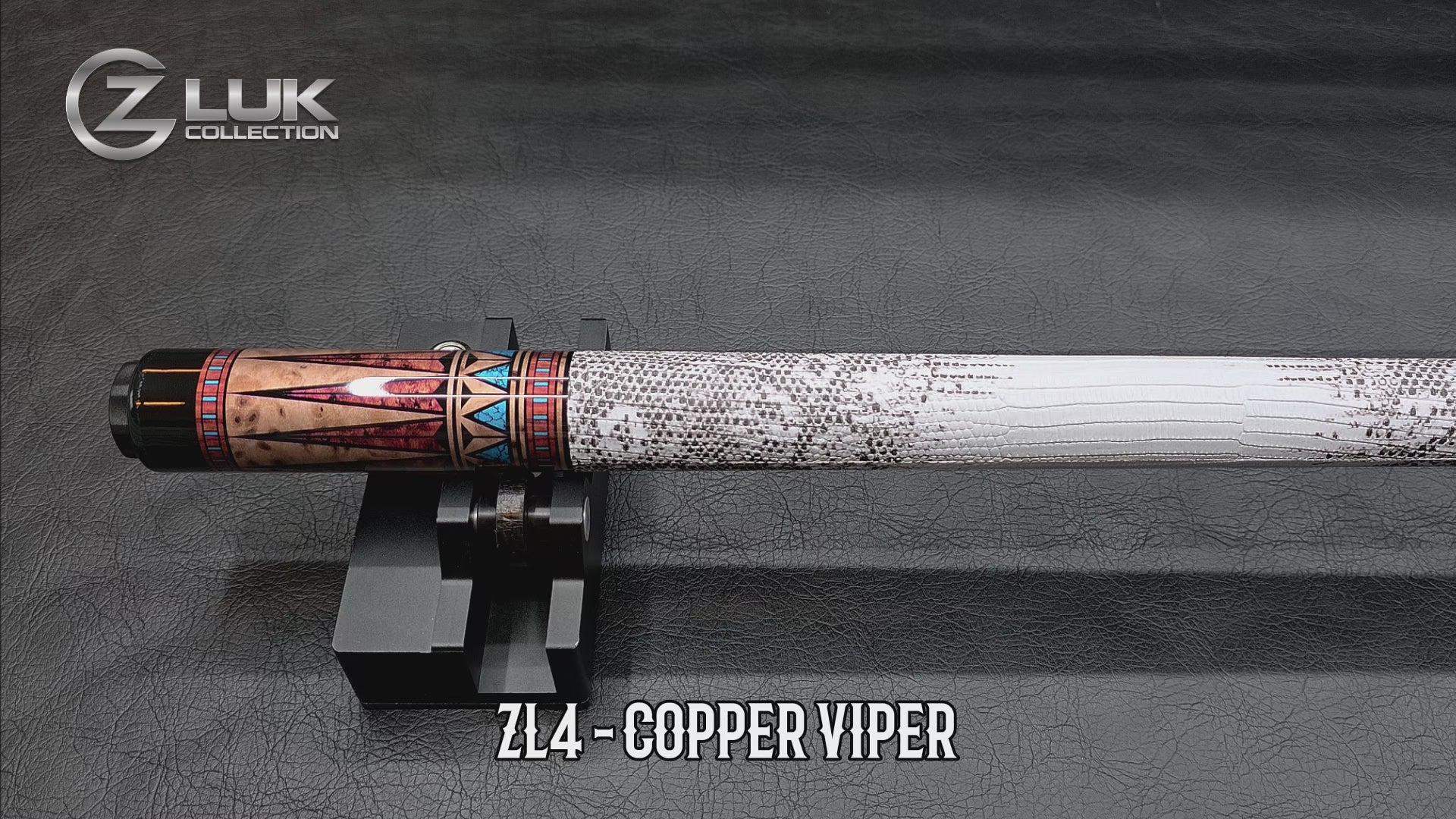 Load video: ZLUK5 – Obsidian Monarch (Leather wrap)