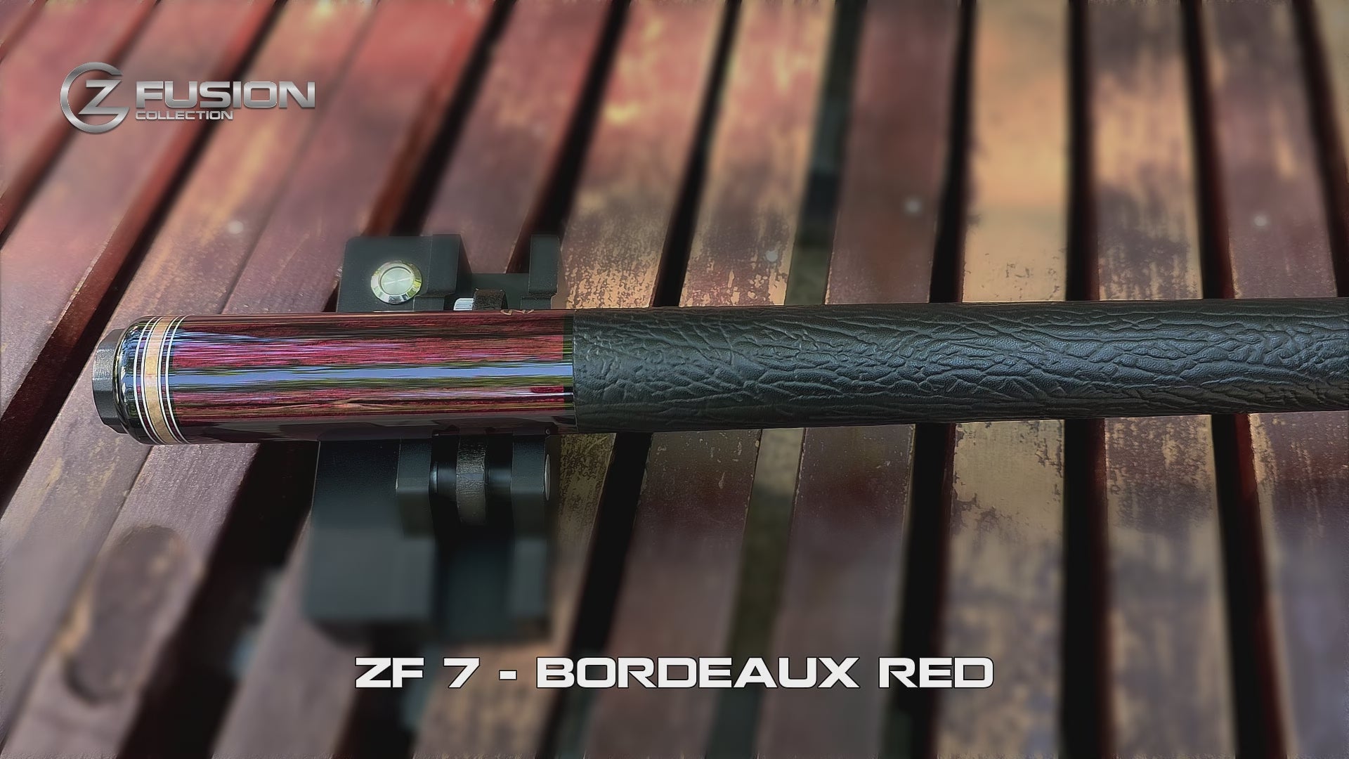 Load video: Z Fusion ZF7 – Bordeaux Red (Leather wrap)