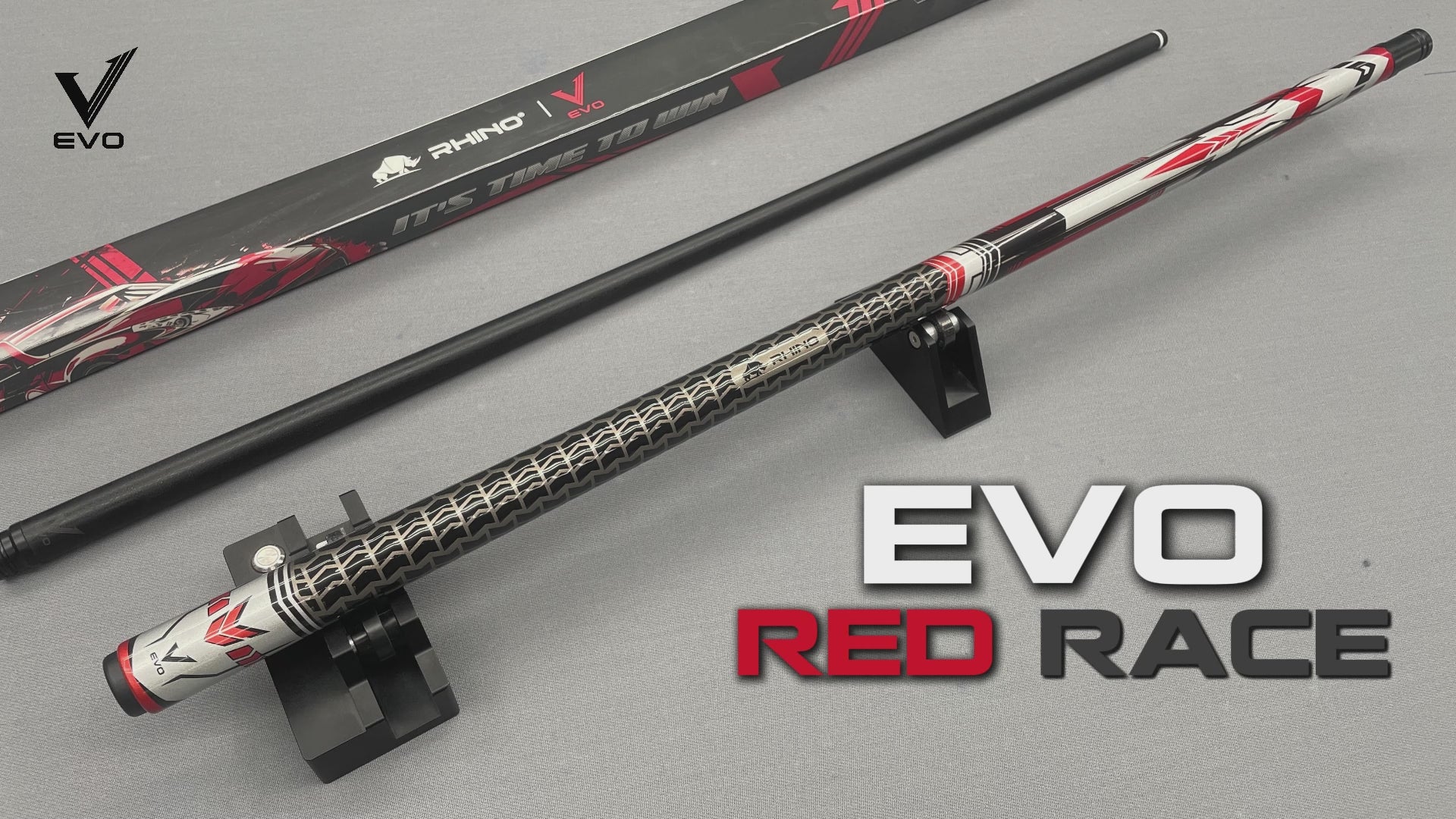 Load video: RHINO RACING POOL CUE - VELOCITY BLUE - SPORT WRAP